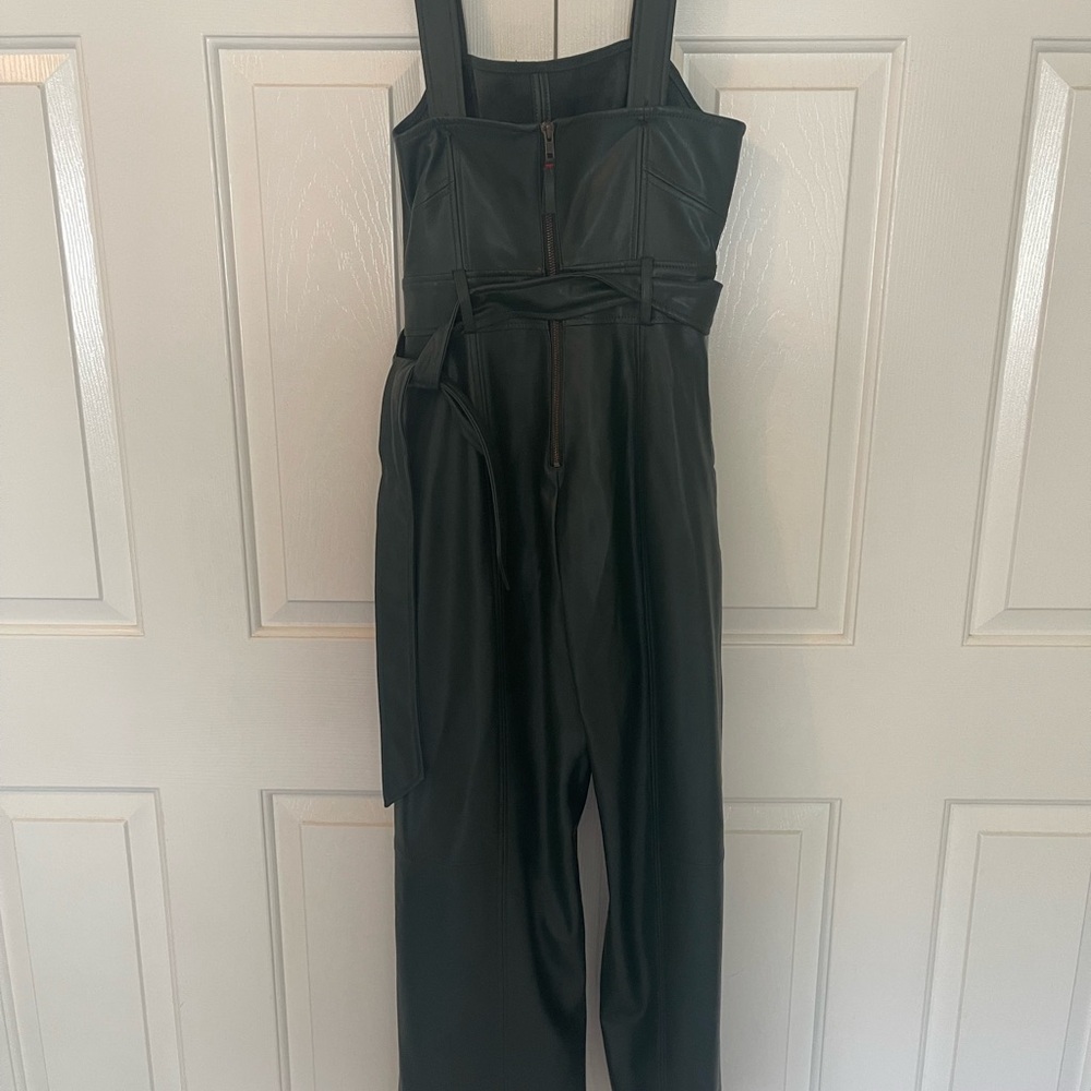 Anthropologie Samira Faux Leather Jumpsuit - Picture 5 of 6